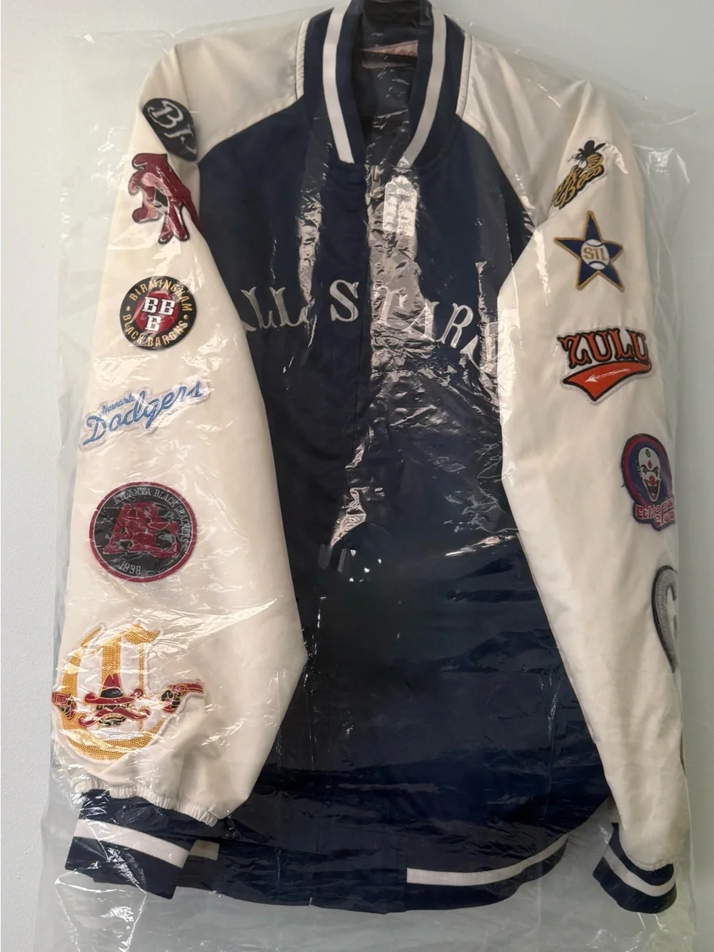 All Star Orange & Cream  or Blu & Cream Varsity Jacket